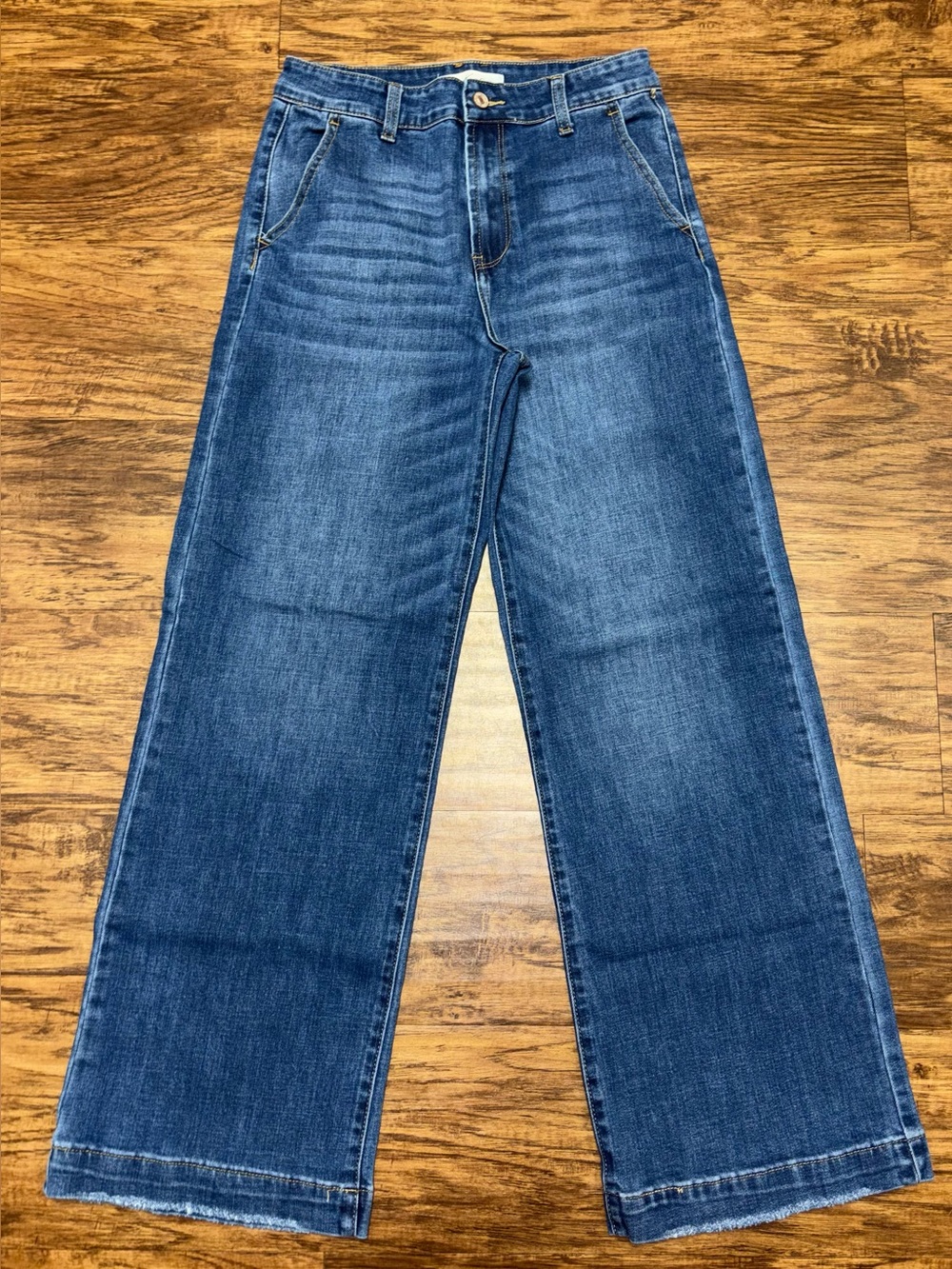 KanCan High Rise Wide Leg Jeans Size 7